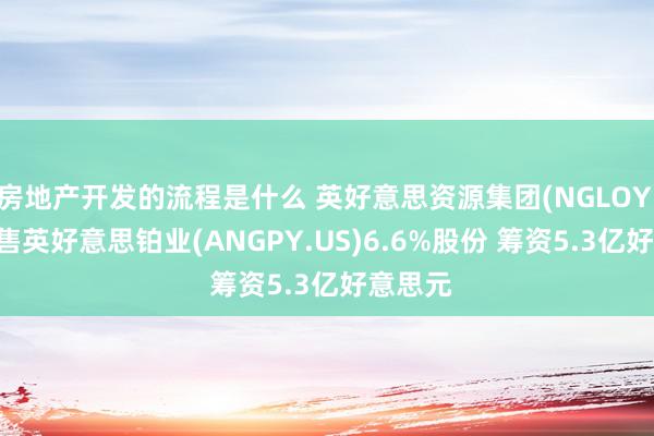 房地产开发的流程是什么 英好意思资源集团(NGLOY.US)出售英好意思铂业(ANGPY.US)6.6%股份 筹资5.3亿好意思元