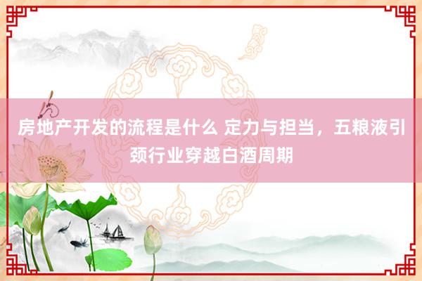 房地产开发的流程是什么 定力与担当，五粮液引颈行业穿越白酒周期