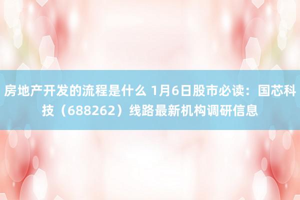 房地产开发的流程是什么 1月6日股市必读：国芯科技（688262）线路最新机构调研信息