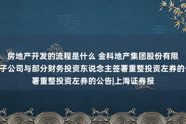 房地产开发的流程是什么 金科地产集团股份有限公司对于公司及子公司与部分财务投资东说念主签署重整投资左券的公告|上海证券报