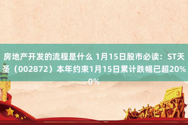 房地产开发的流程是什么 1月15日股市必读：ST天圣（002872）本年约束1月15日累计跌幅已超20%