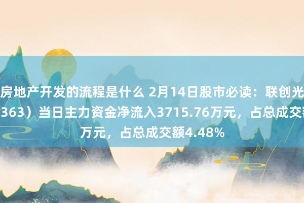 房地产开发的流程是什么 2月14日股市必读：联创光电（600363）当日主力资金净流入3715.76万元，占总成交额4.48%